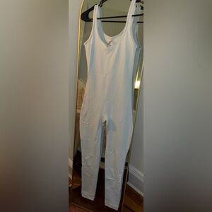 Light blue activewear jumpsuit